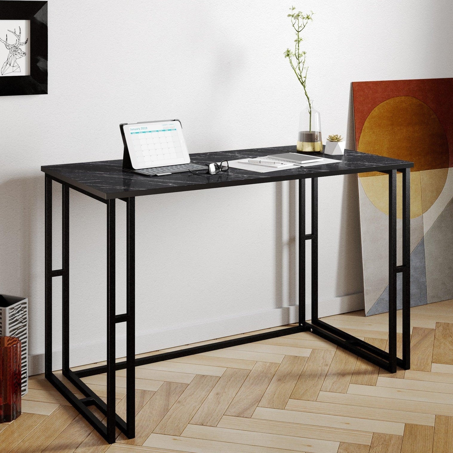 EARNEST - Desk 120*60*75 dsk091-Black