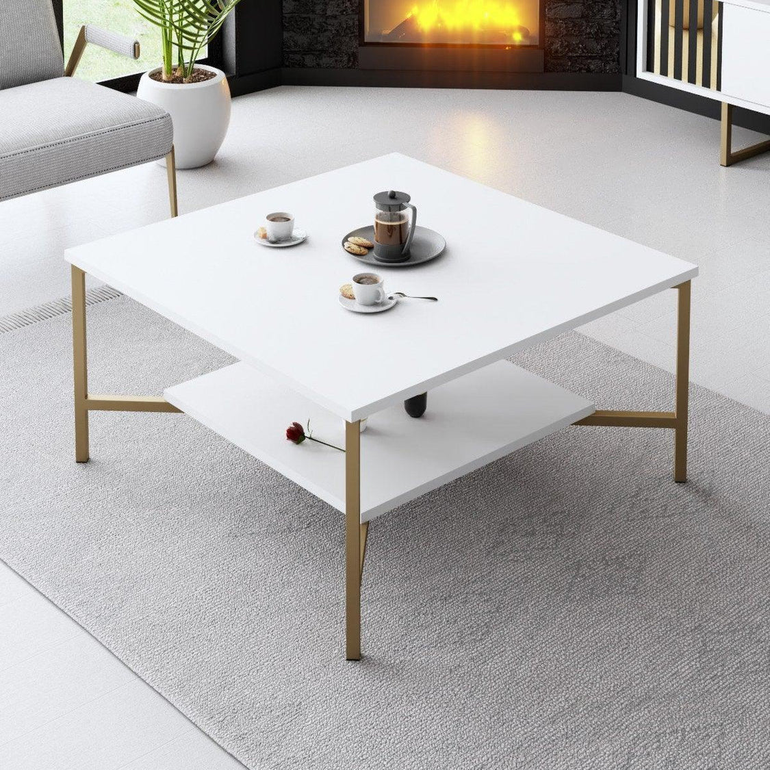 HANNAH - Coffee Table 80*80*42 CT026