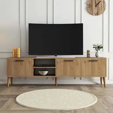 [Width 180cm] T06 TV Table MDF 180*35*50 TVT1580006