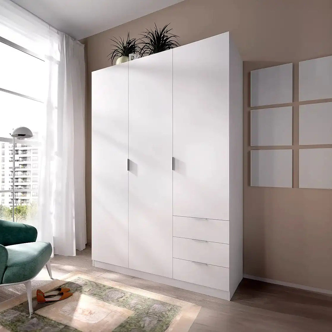 FREDRICK - Wardrobe 121*52*184 WD131467