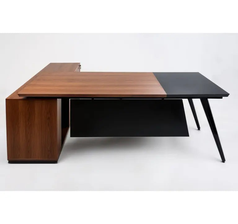 D17 Manager L-Shape Desk MDF 180*160*77 MD1580017