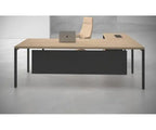 D10 Manager L-Shape Desk MDF with Drawer Unit 180*160*77 MD1580010