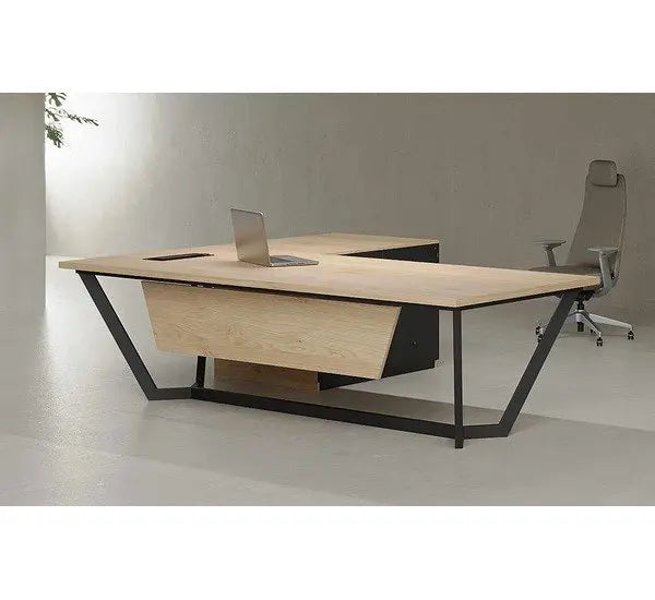 D09 Manager L-Shape Desk MDF 180*160*77 MD1580009
