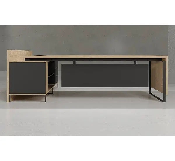 D08 Manager L-Shape Desk MDF 180*160*77 MD1580008