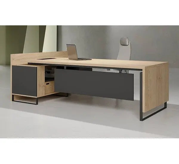 D08 Manager L-Shape Desk MDF 180*160*77 MD1580008