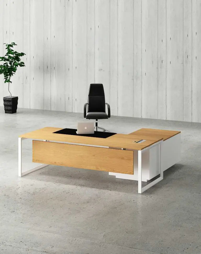 D16 Manager L-Shape Desk MDF 180*160*77 MD1580016