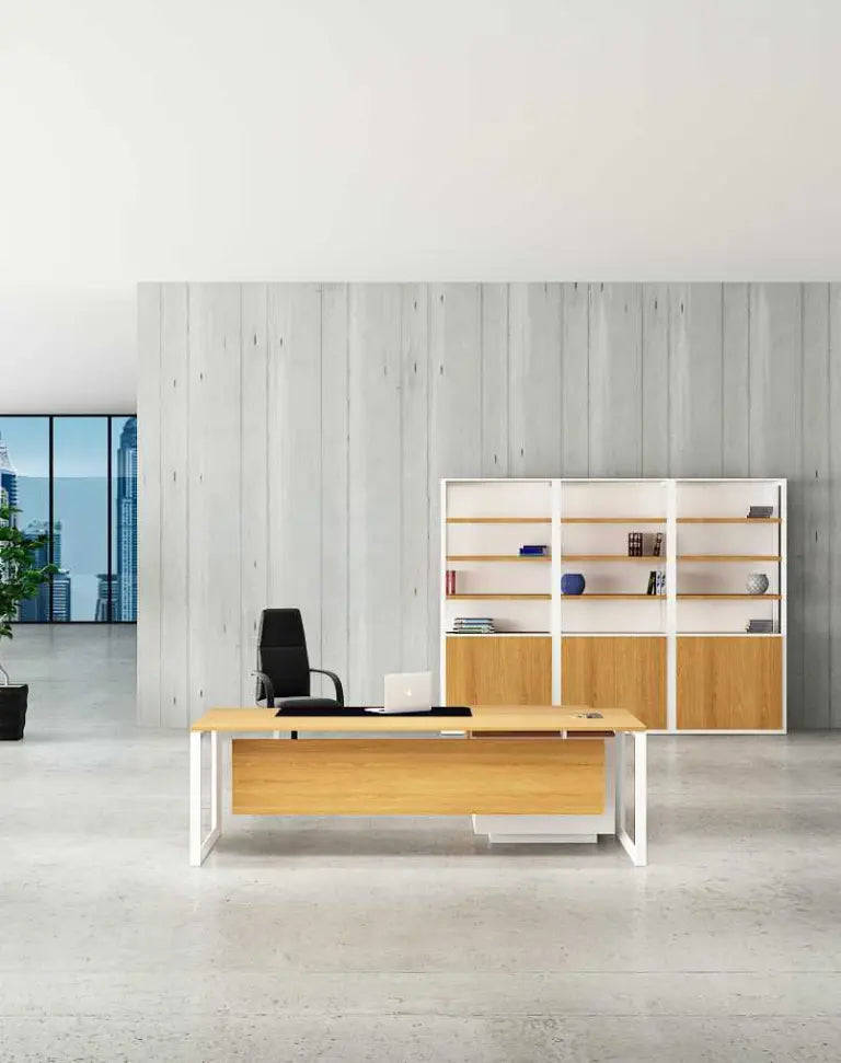 D16 Manager L-Shape Desk MDF 180*160*77 MD1580016