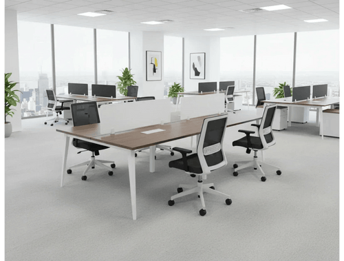 A22 Workstation 4 Seats MDF 240*120*75 WS1580022 - Furnile