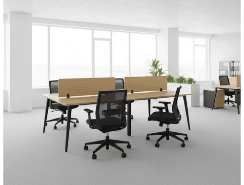 A25 Workstation 4 Seats MDF 240*120*75 WS1580025 - Furnile