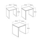 SUSAN - Side Table 55/50/45 ST007