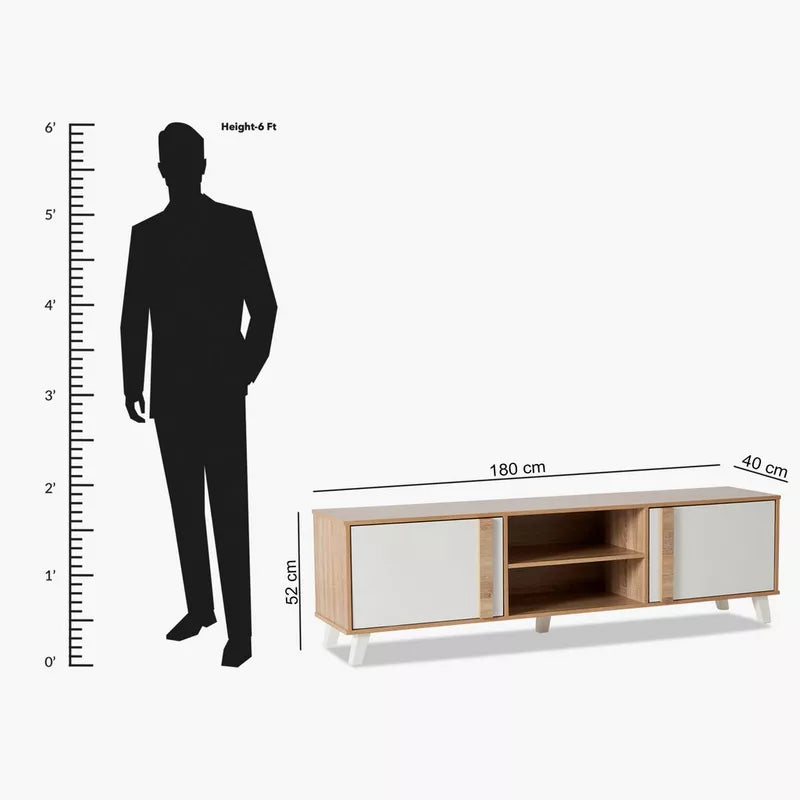 [Width 180cm] T21 TV Unit MDF 180*40*52 TVT1580021