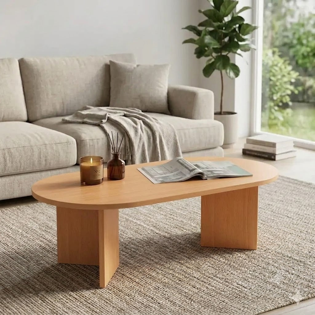 [LIMITED OFFER!] IRENE Coffee Table – MDF, (119x60x40cm)
