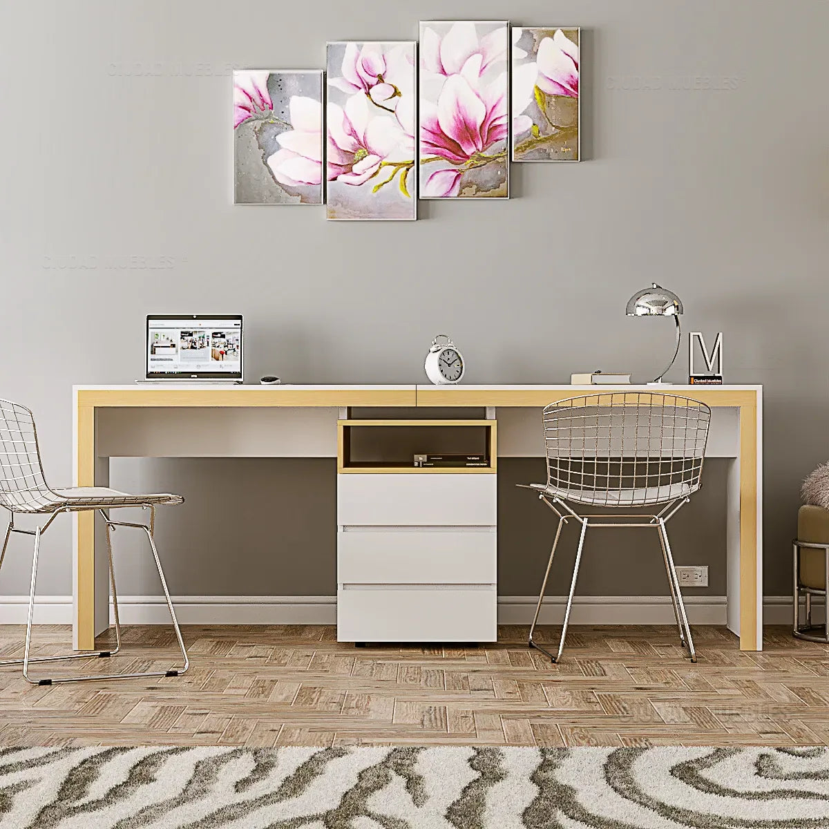 OLIVER DUO - Desk 195*55*75 DSK1448746 - Furnile