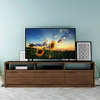 T25 Modern TV Table with 3 Doors  – MDF, (160x30x45cm)