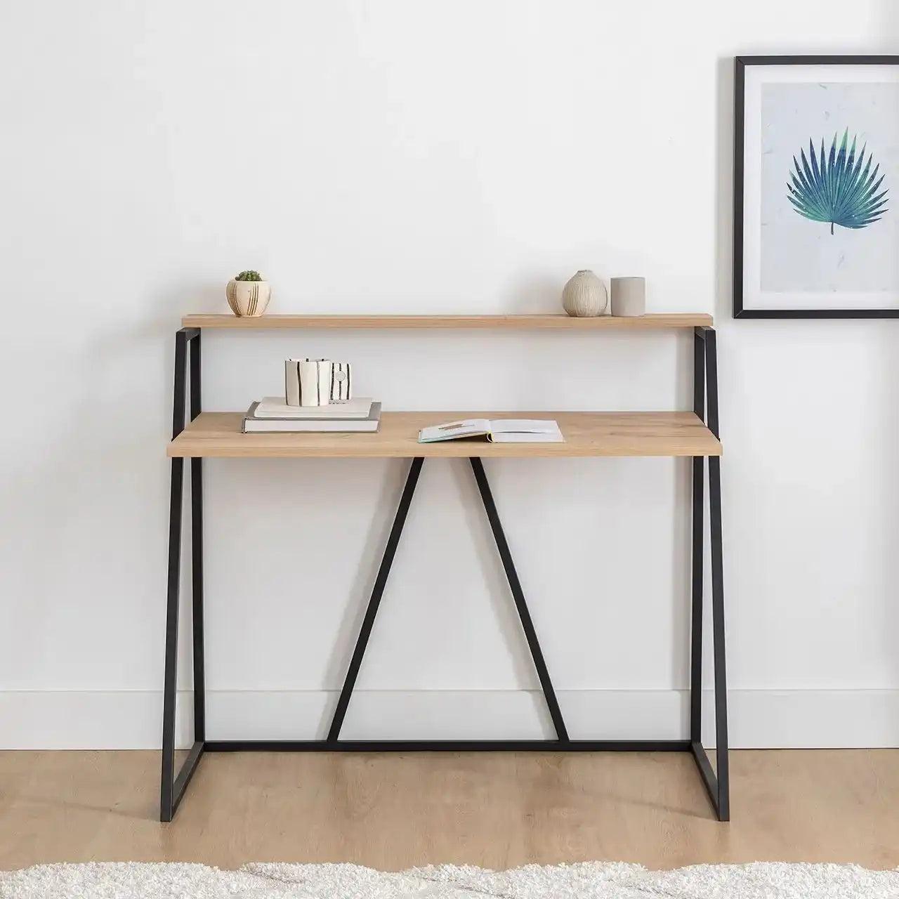 [Width 105cm] Noah Metal Desk with MDF Top 105*60 DSK10898277