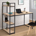 D09 Metal Straight Desk MDF Top 140*60 DSK1580009