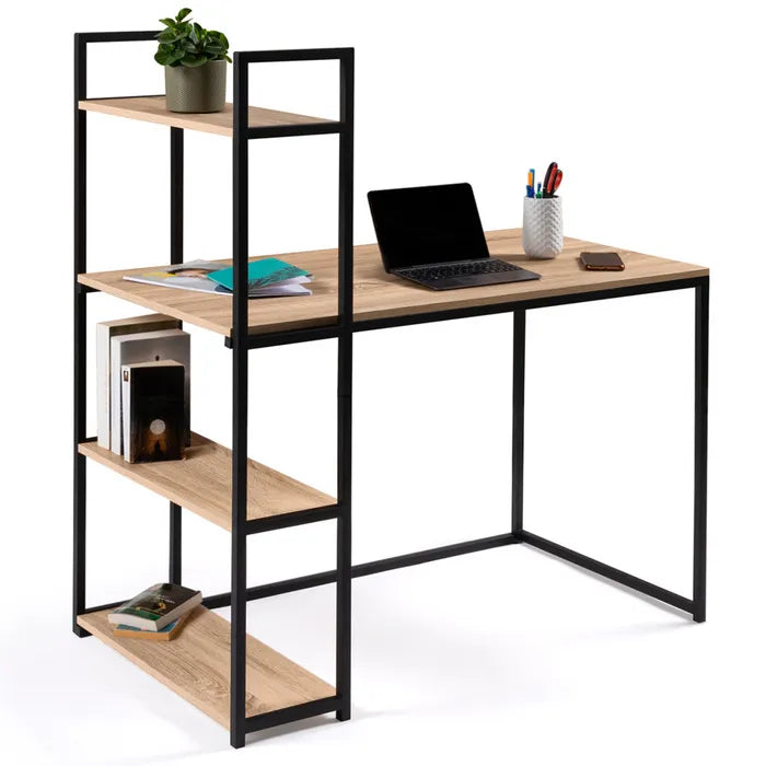 D09 Metal Straight Desk MDF Top 140*60 DSK1580009