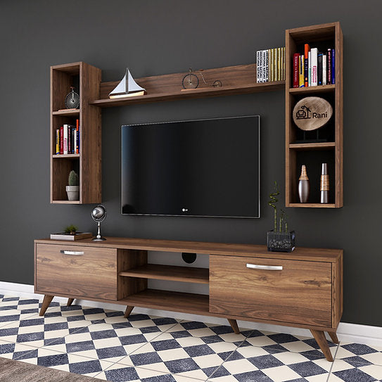 T31 Modern TV Unit, MDF - 180x35x48cm