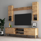 T32 Modern TV Unit, MDF - 180x35x48cm