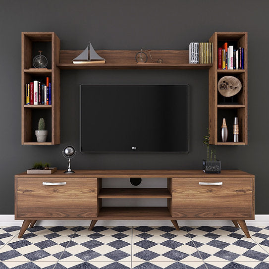 T31 Modern TV Unit, MDF - 180x35x48cm