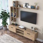 T30 Modern TV Unit, MDF - 180x35x48cm