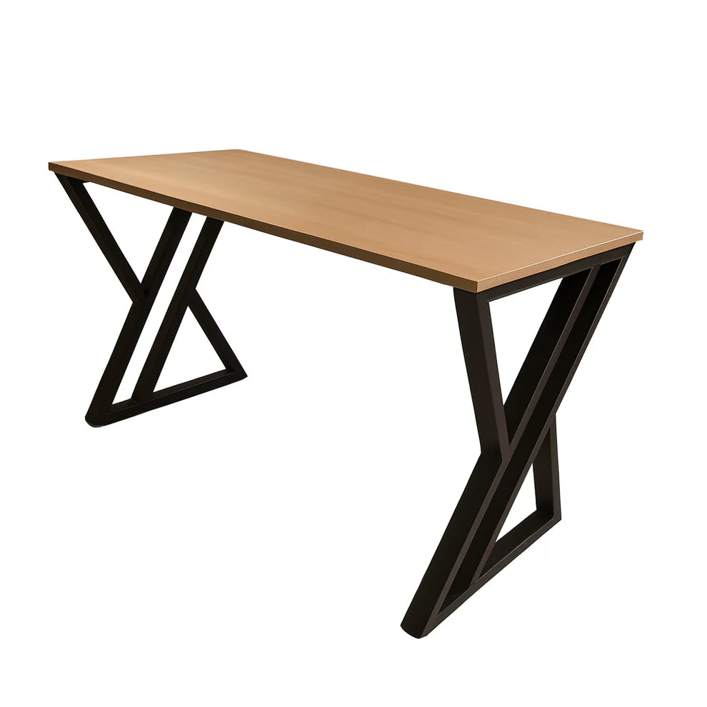D06 Metal Straight Desk MDF Top 120*60 DSK1580006