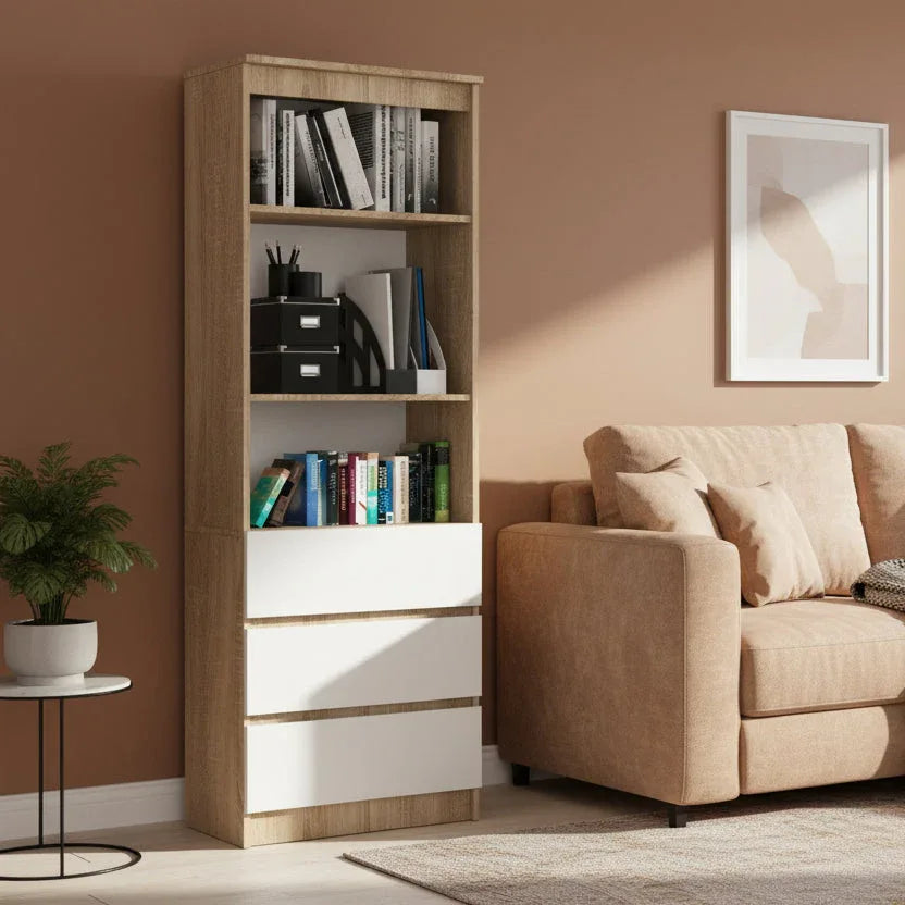 ELVA - Bookcase 61*36*180 BKC160292 - Furnile