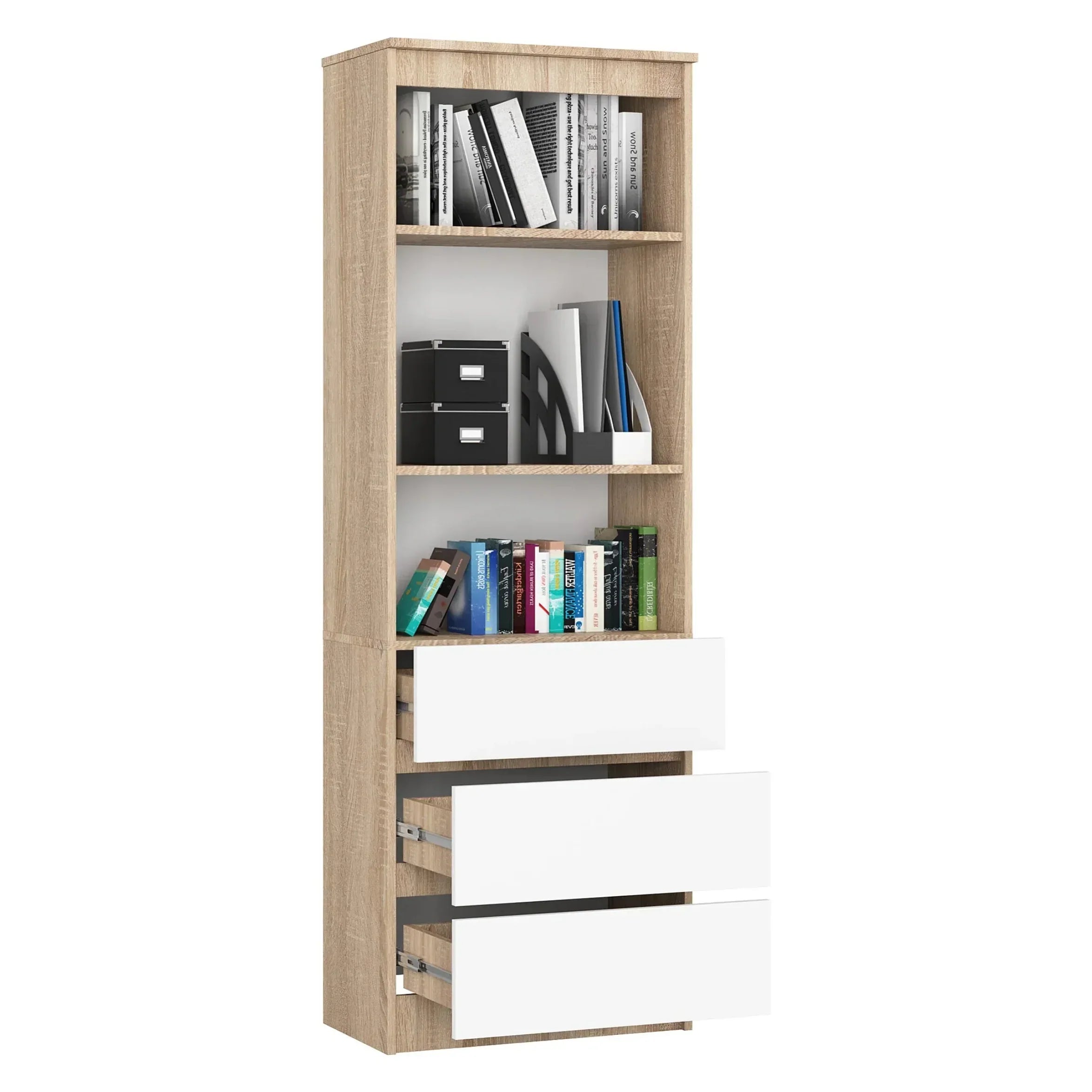 ELVA - Bookcase 61*36*180 BKC160292 - Furnile