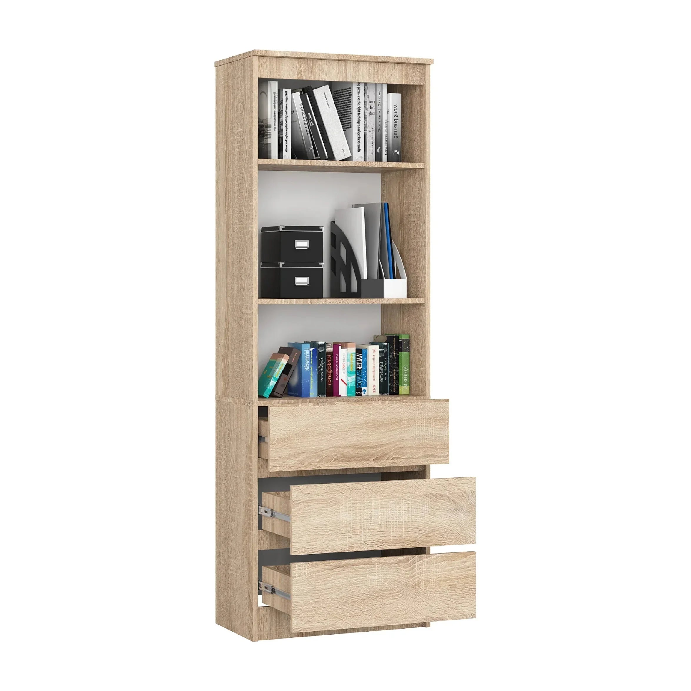 ELVA - Bookcase 61*36*180 BKC109624 - Furnile
