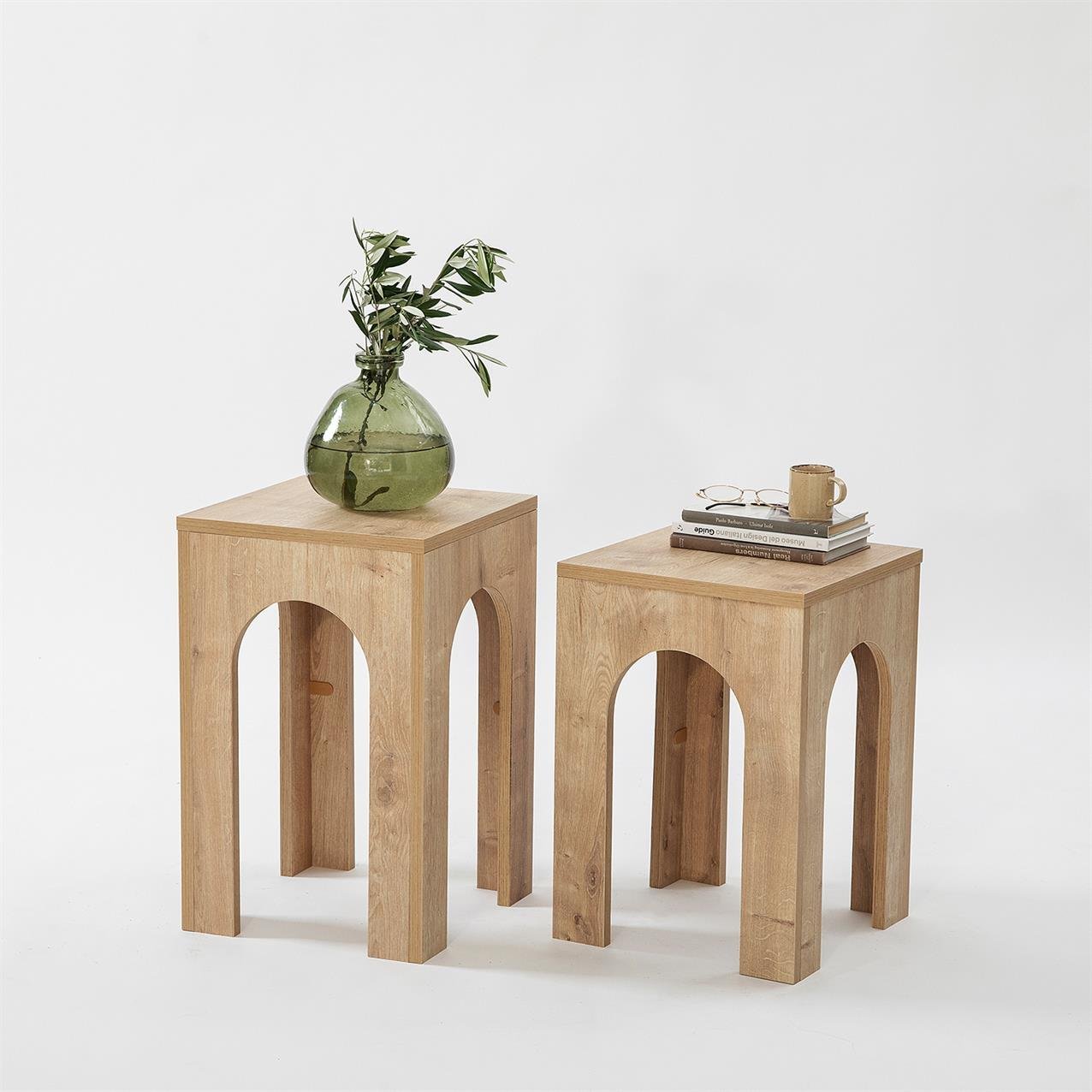 ROSA - Side Table Set 2 Pieces 35*35*50/55 ST1490561