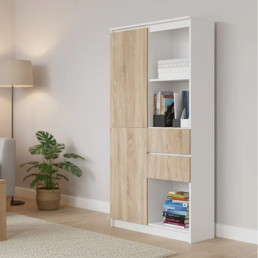 LINNIE - Bookcase 81*36*180 BKC123435 - Furnile