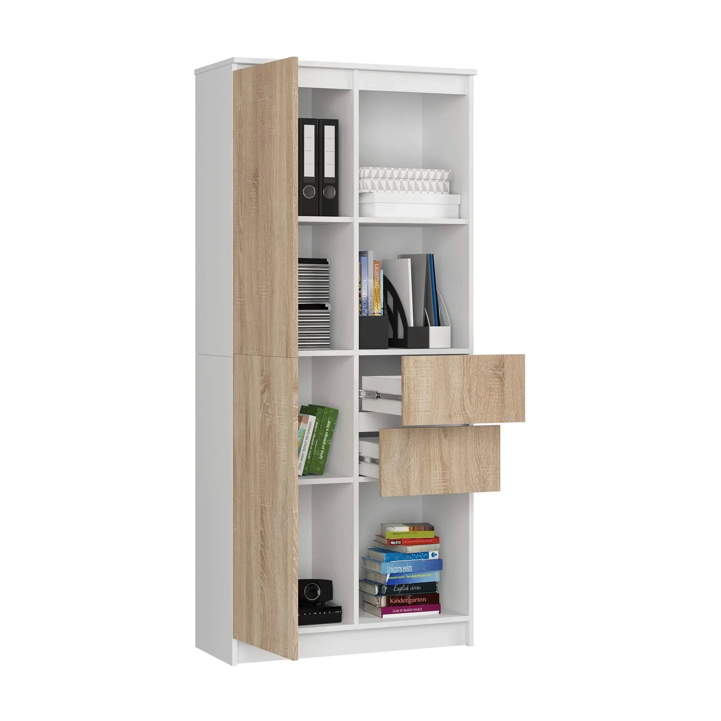 LINNIE - Bookcase 81*36*180 BKC123435 - Furnile
