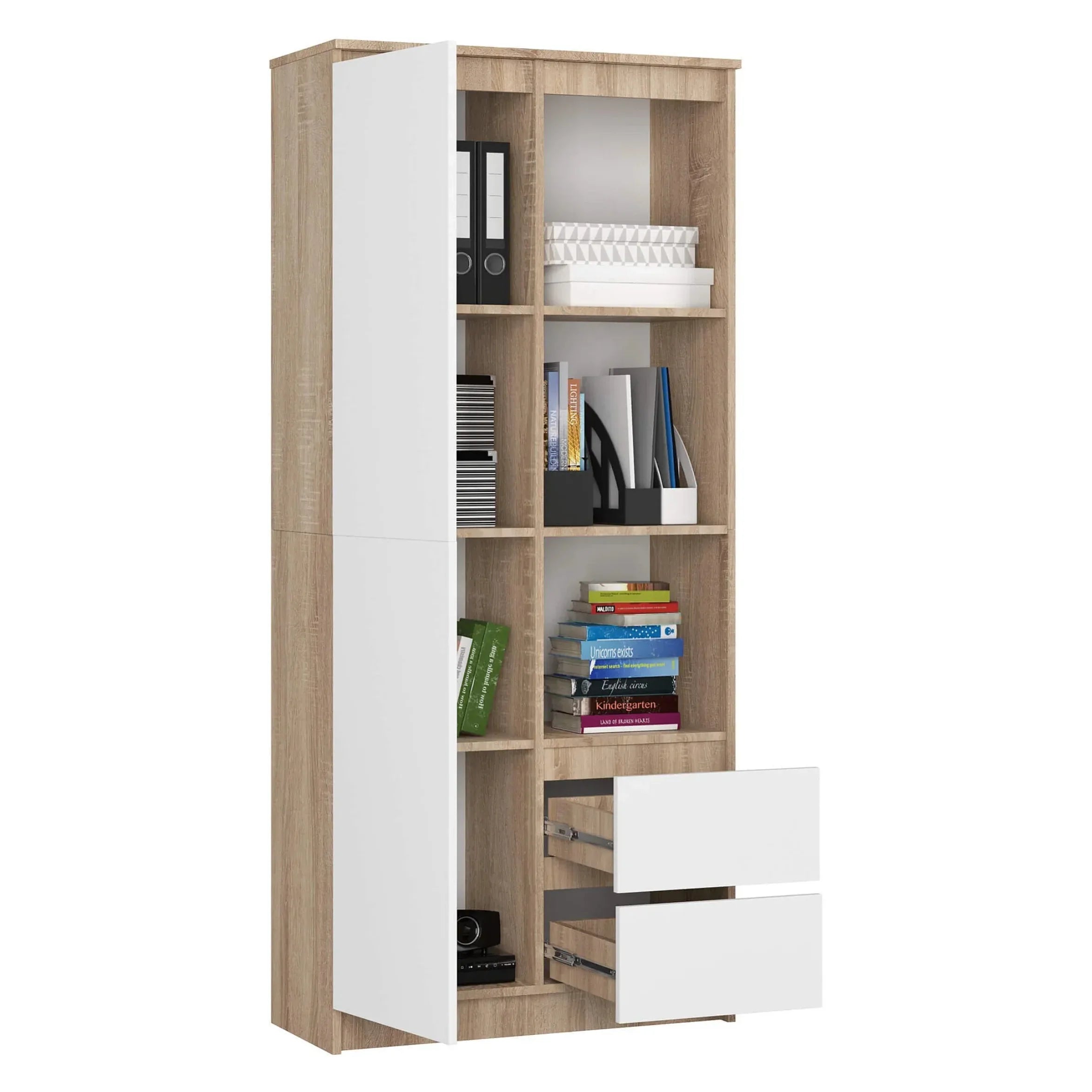 LILY - Bookcase 81*36*180 BKC184715 - Furnile