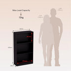 FURNiLE C11 Office Shelves, 60x109, Black