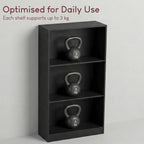 FURNiLE C11 Office Shelves, 60x109, Black