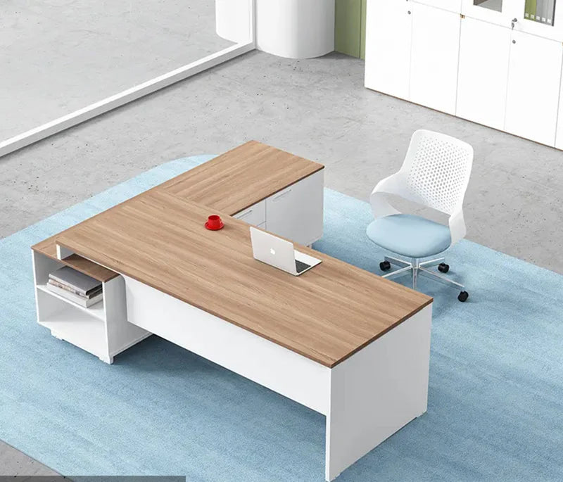 D18 Manager L-Shape Desk MDF 160*120*77 MD1580018