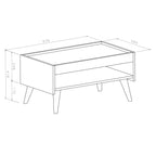 CT01 Coffee Table – MDF, (85x50x45cm)