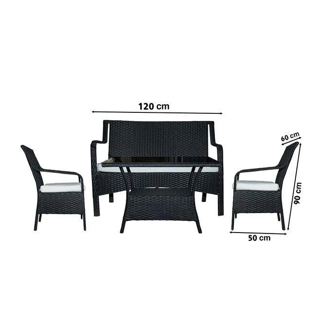 Outdoor Furniture Set - 4 Pieces