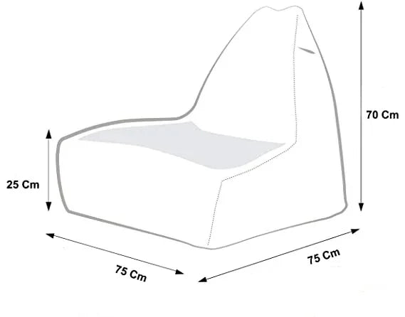 COMFY BUFF - Bean Bag 75*75*70 Waterproof CBB100002 - Furnile