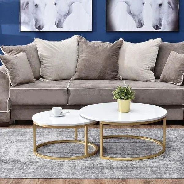 HELEN - Coffee Table 80/60*80/60*45/36 CT008-1 - Furnile