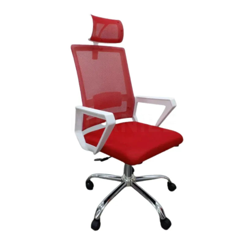 COMFORT - Manager Chair MC591.COMFORT.RED.WH - Furnile