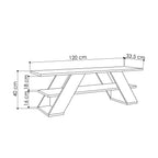 [Width 120cm] T19 TV Unit MDF 120*33.5*40 TVT1580019-1