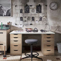 NELSON - Desk 140*60*75 Wooden&White dsk1247652-WWH