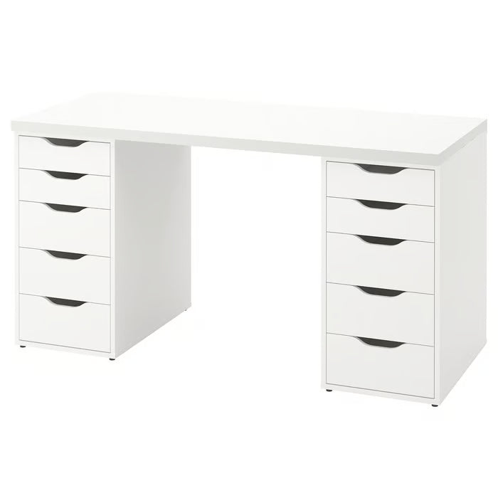 NELSON - Desk 140*60*75 White dsk1247652-WH