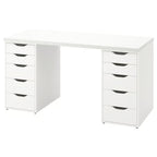NELSON - Desk 140*60*75 White dsk1247652-WH