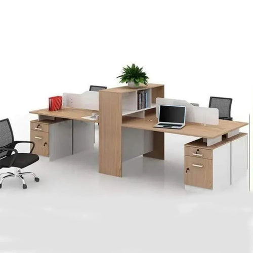 A21 Workstation 4 Seats MDF 240*120*75 WS1580021 - Furnile
