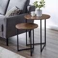 LUSTER - Side Table 2Pcs Set 40/30*55/50 ST4571801MNZ - Furnile