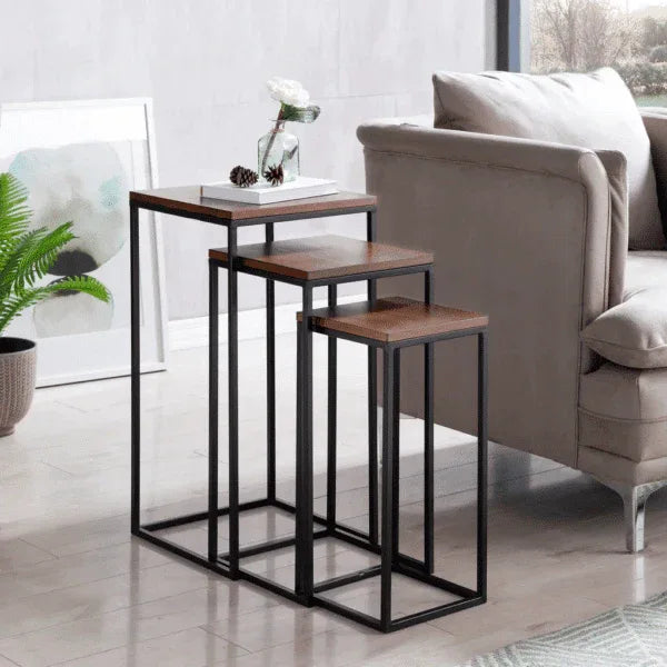 EDENL - Side Table 3Pcs Set ST4571802MNZ - Furnile