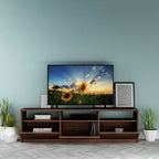 T25 Modern TV Table with 3 Doors  – MDF, (160x30x45cm)