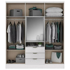 GARFIELD - Wardrobe 180*46.5*206 WD199990 - Furnile